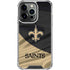 NFL New Orleans Saints iPhone 16 Pro Clear Case
